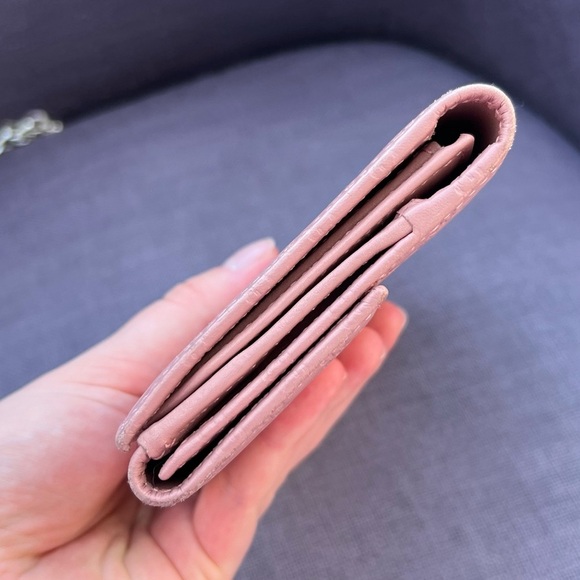 Gucci Micro guccissima Continental Flap Wallet Pink Sima leather - Picture 5 of 8